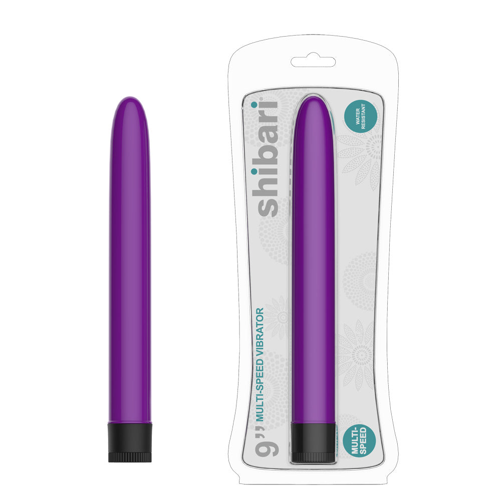 Shibari 9" Vibe Purple | 810046850770 | Discreet Personal Wellness