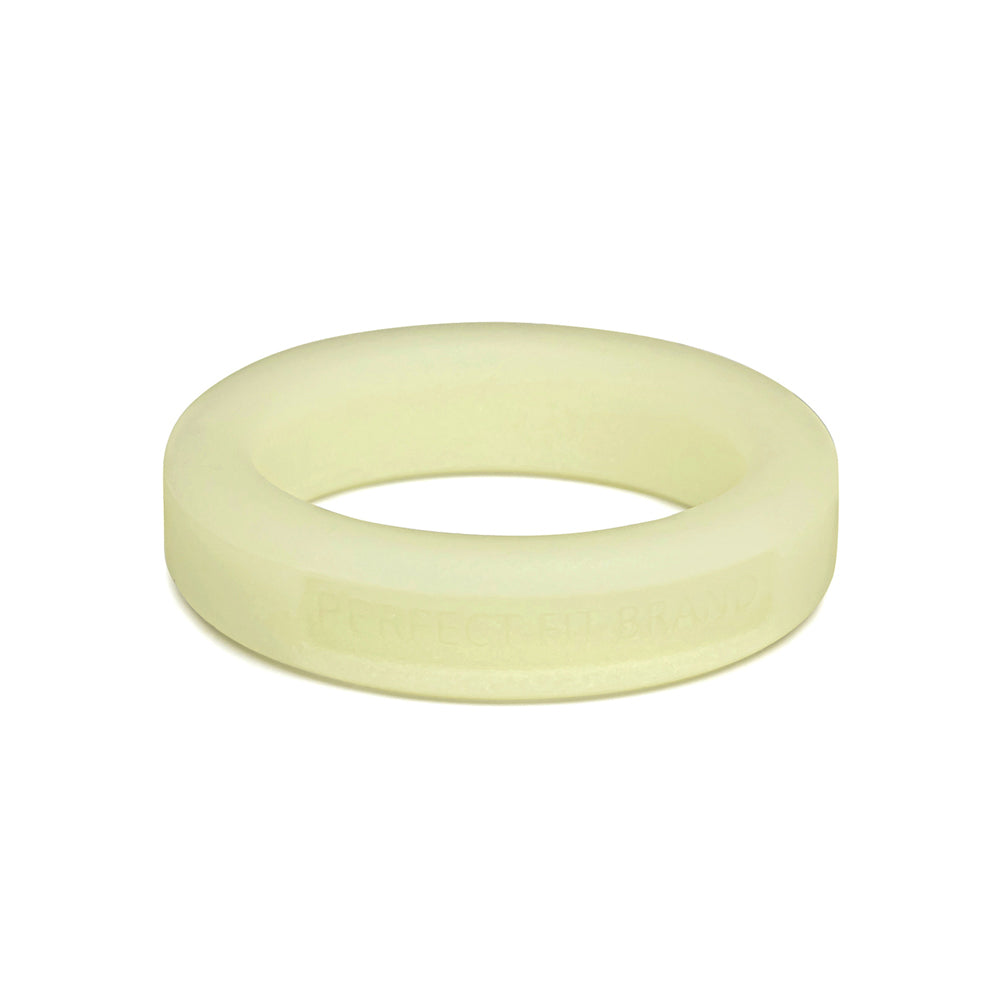 Classic 1.4" (36 mm) Silicone Med. Stretch Penis Ring Glow In The Dark | 8101144805260 | Discreet Personal Wellness