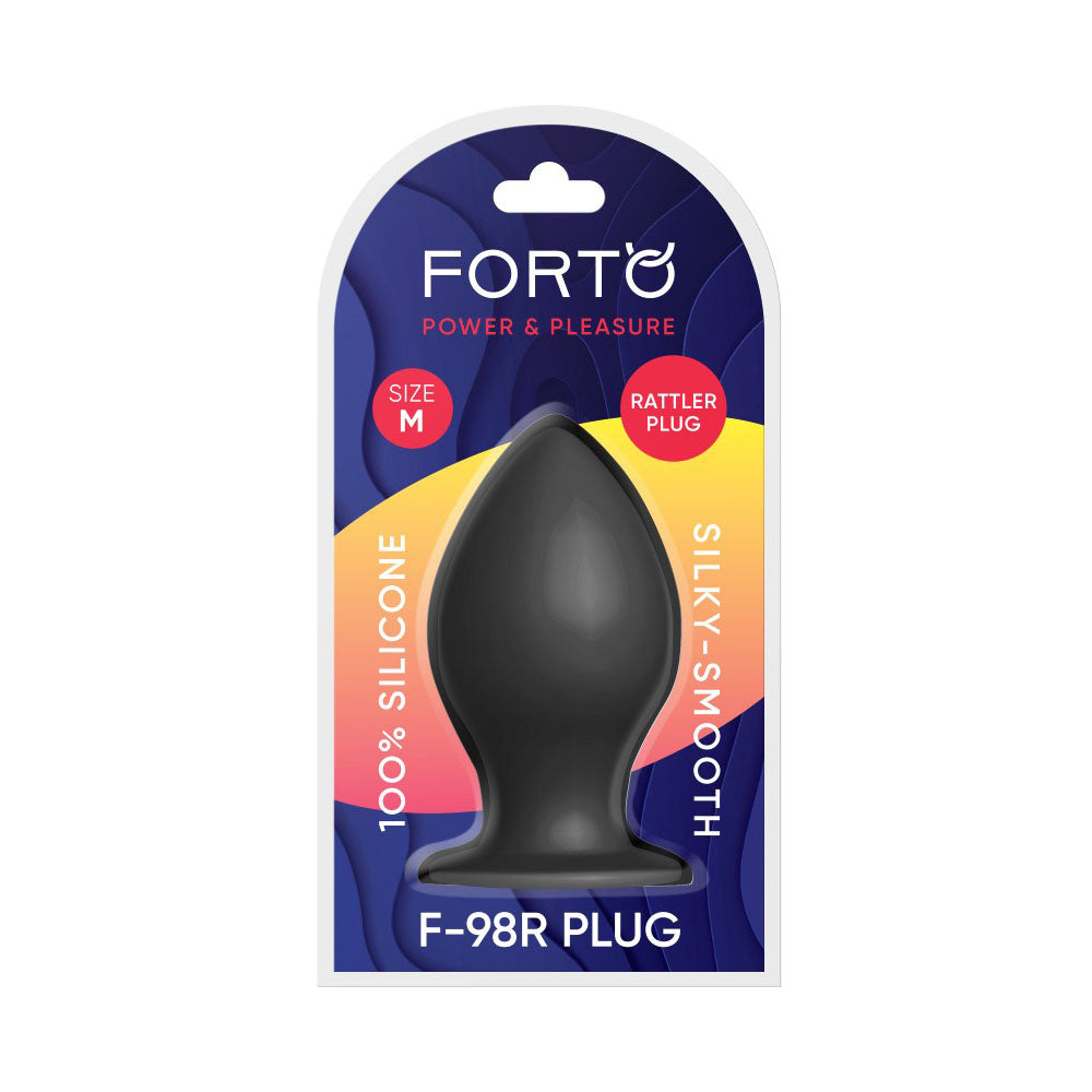 F-98R: Rattler Cone Medium Black | 810119281715 | Discreet Personal Wellness