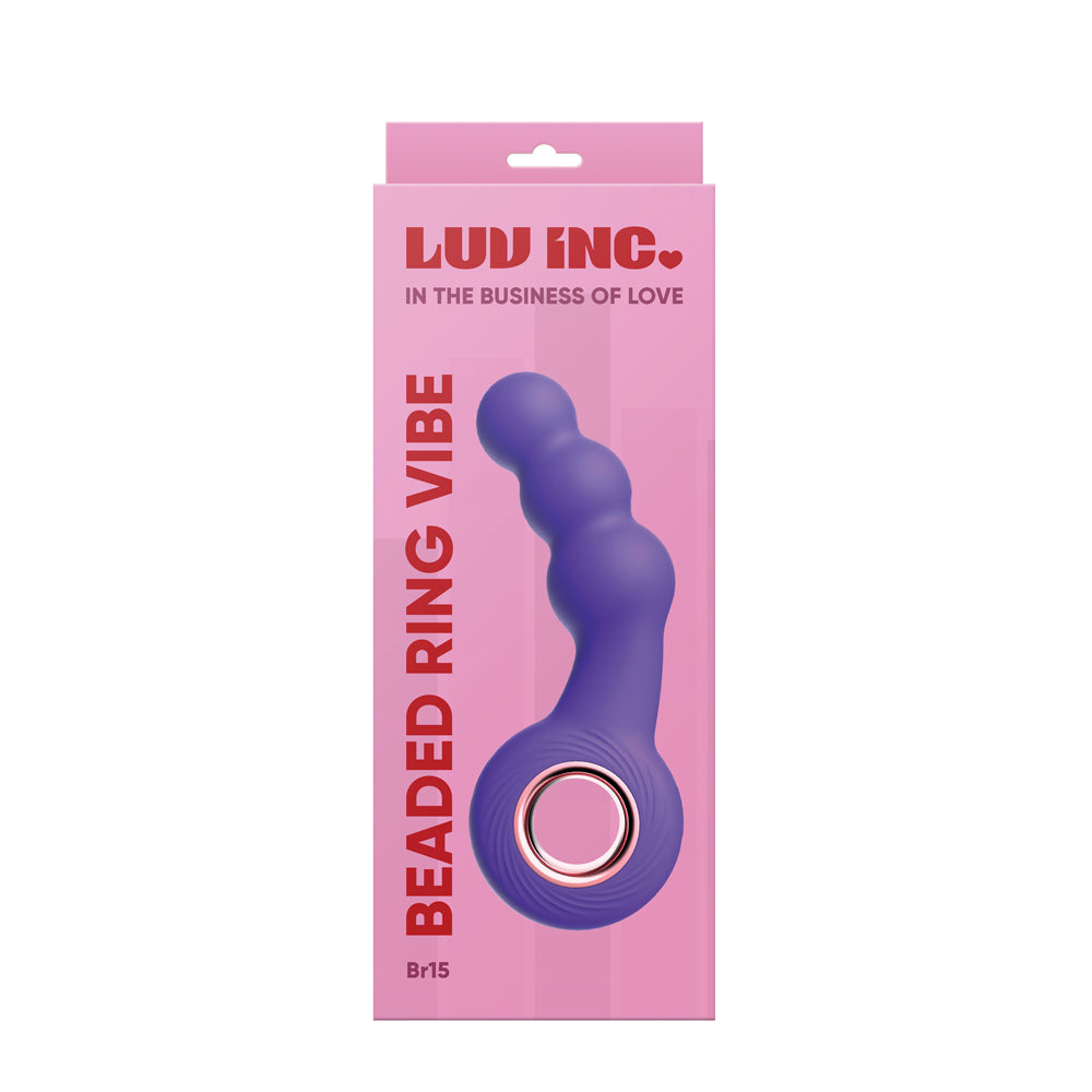 Br15: Beaded Ring Vibe Purple | 810119281975 | Discreet Personal Wellness
