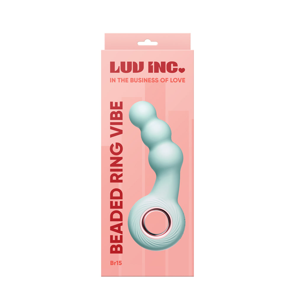 Br15: Beaded Ring Vibe Green | 810119281982 | Discreet Personal Wellness