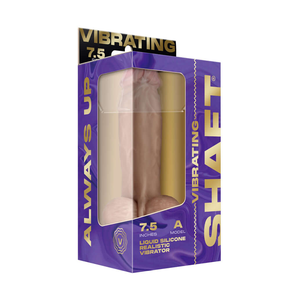 Vibrating Model Model A 7.5" Pine | 810119282606 | Discreet Personal Wellness