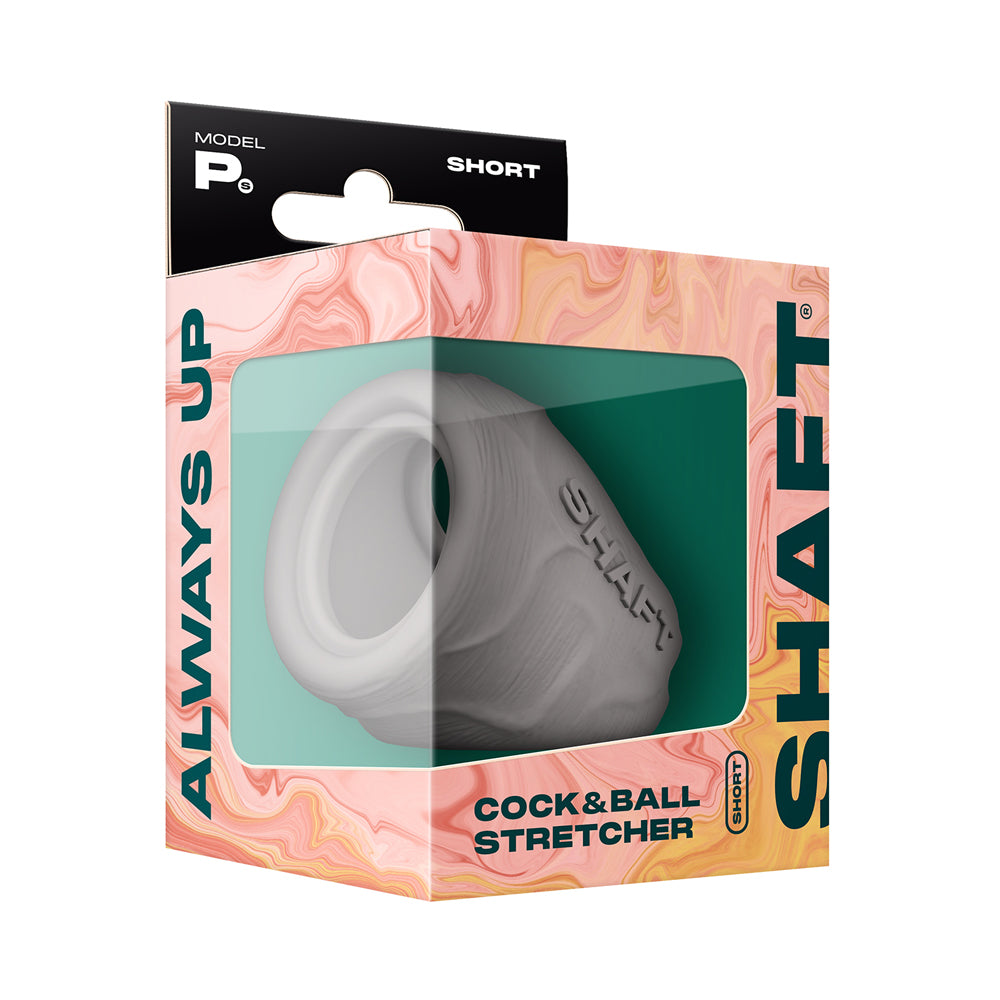 Model Ps: Shaft Penis & Ball Short Gray | 810119282705 | Discreet Personal Wellness