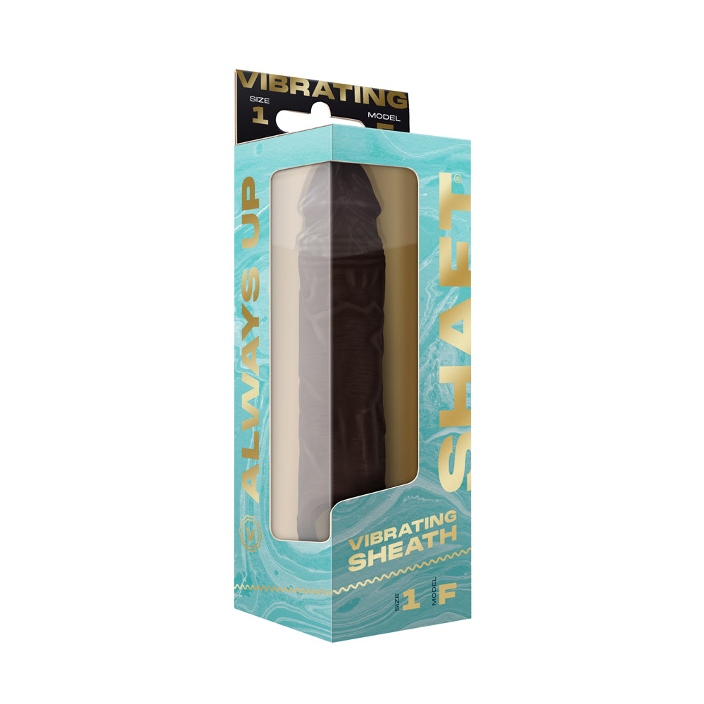 Vibrating Sheath Size 1 Mahogany | 810119282811 | Discreet Personal Wellness