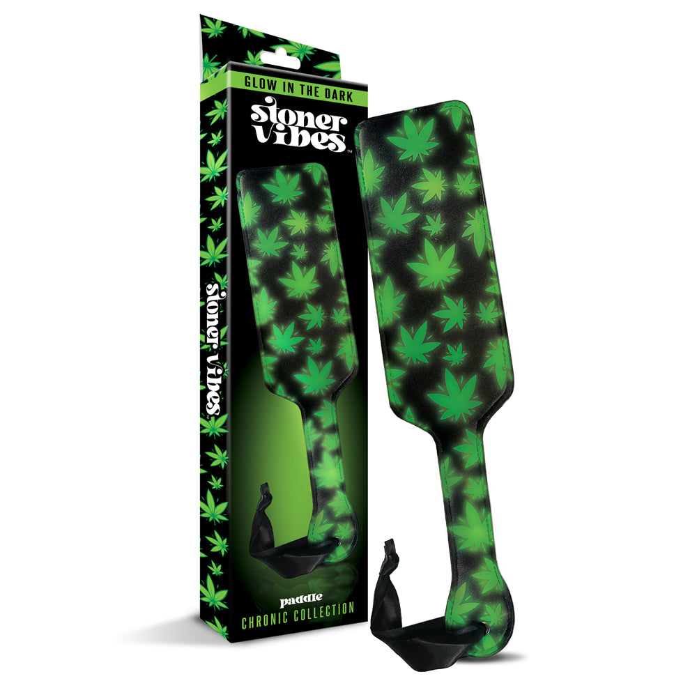 Stoner Vibes Chronic Collection Glow In The Dark Paddle | 810126930217 | Discreet Personal Wellness