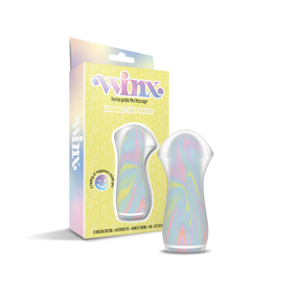 Winx Zoom Shroom Silicone Vibrator | 810126930644 | Discreet Personal Wellness