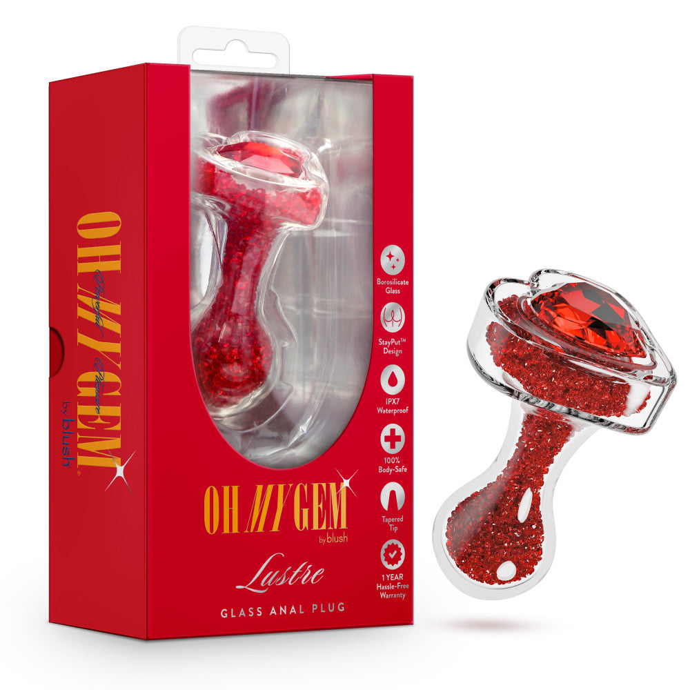 Oh My Gem Lustre Red | 810138371053 | Discreet Personal Wellness