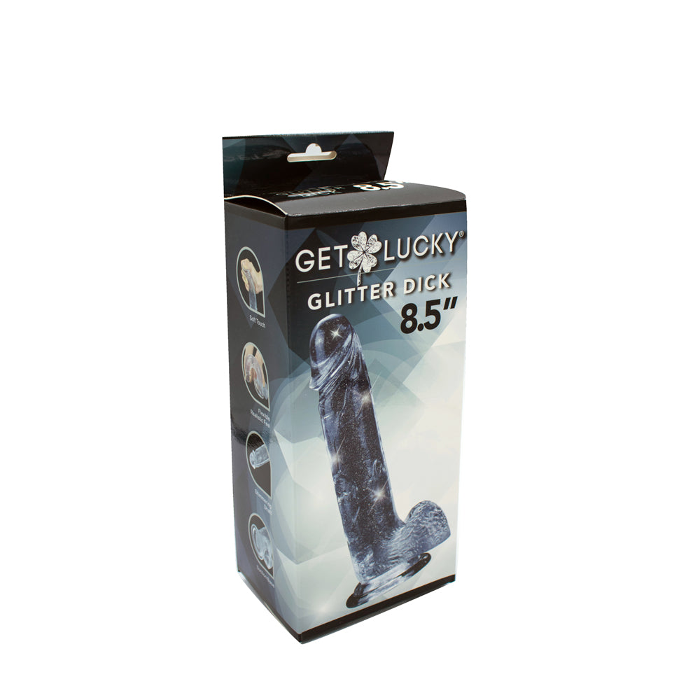 Get Lucky Glitter Penis 8.5&Quot; | 812024034097 | Discreet Personal Wellness