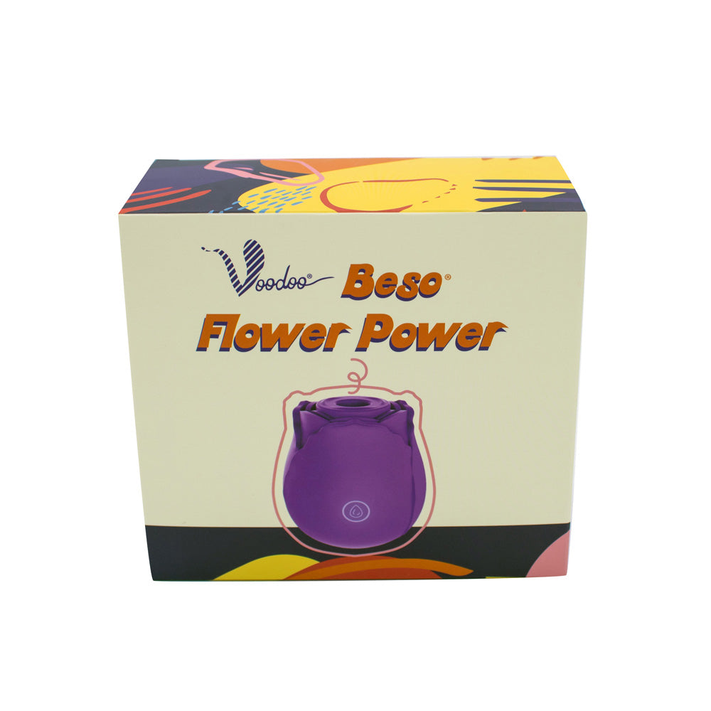 Voodoo Beso Flower Power Purple | 812024034165 | Discreet Personal Wellness