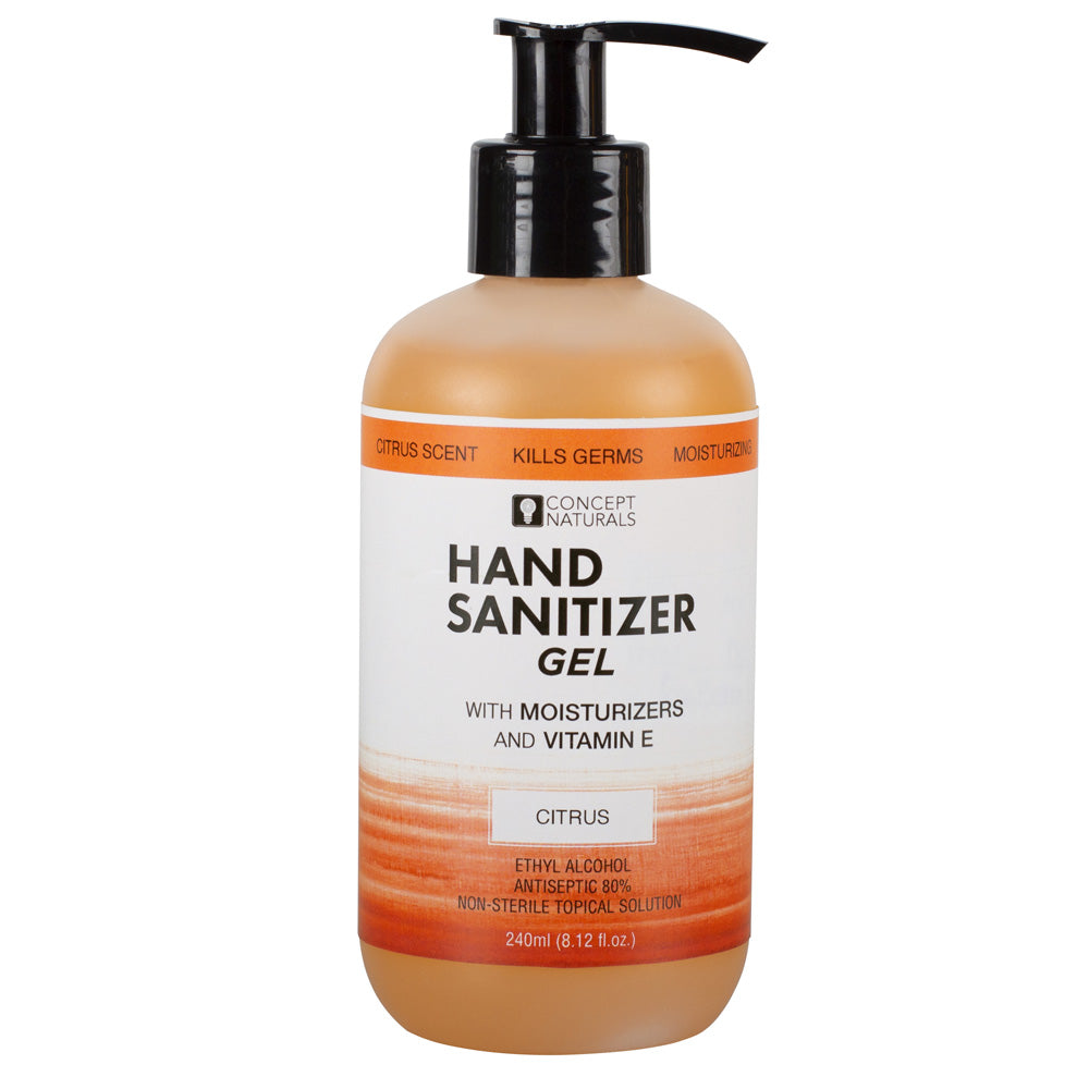 Concept Naturals Hand Sanitizer Citrus 8.12 oz. | 812149029565 | Discreet Personal Wellness