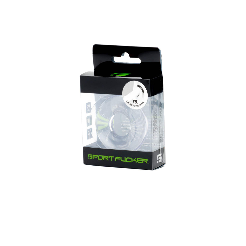 Sport funer Sf Rubber Penisring Single Clear | 814137022169 | Discreet Personal Wellness