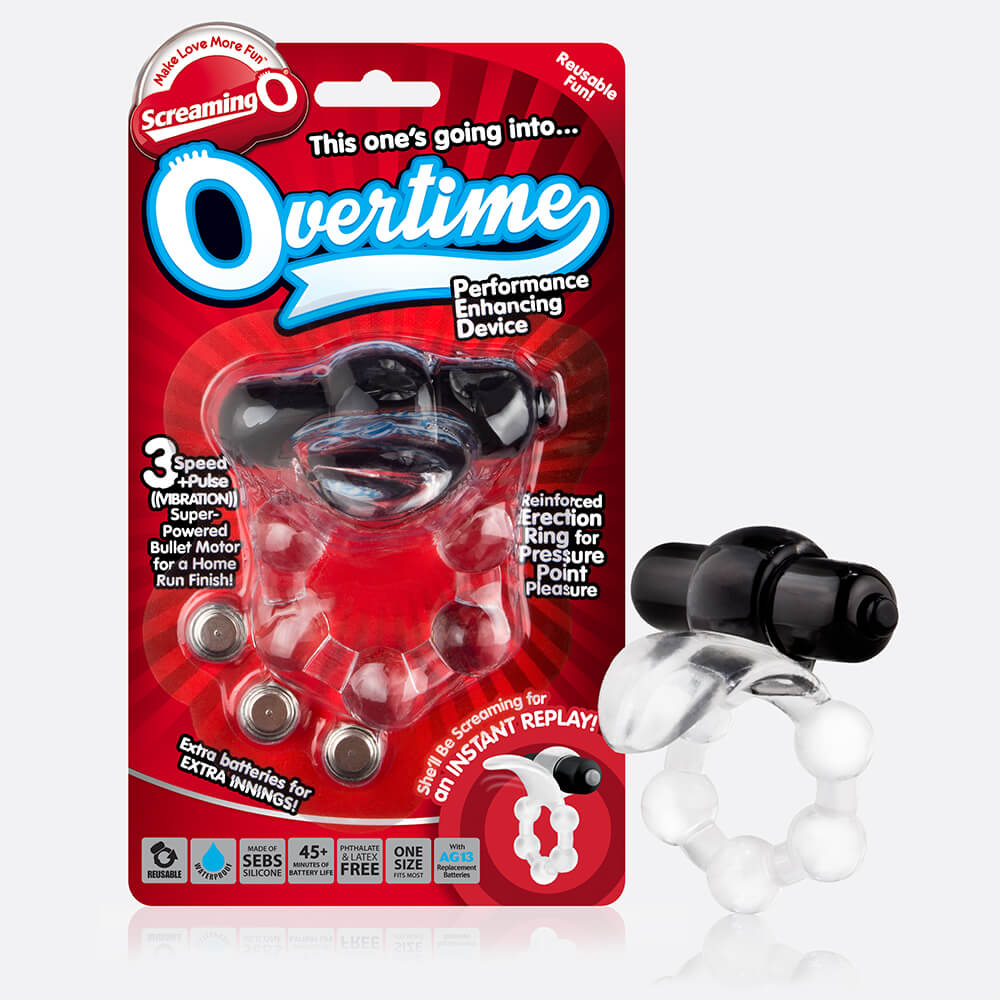 Overtime Black 1 Ct | 817483010941 | Discreet Personal Wellness