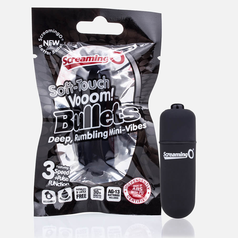 Soft Touch Vooom Bullet Black 1 Ct | 817483012259 | Discreet Personal Wellness