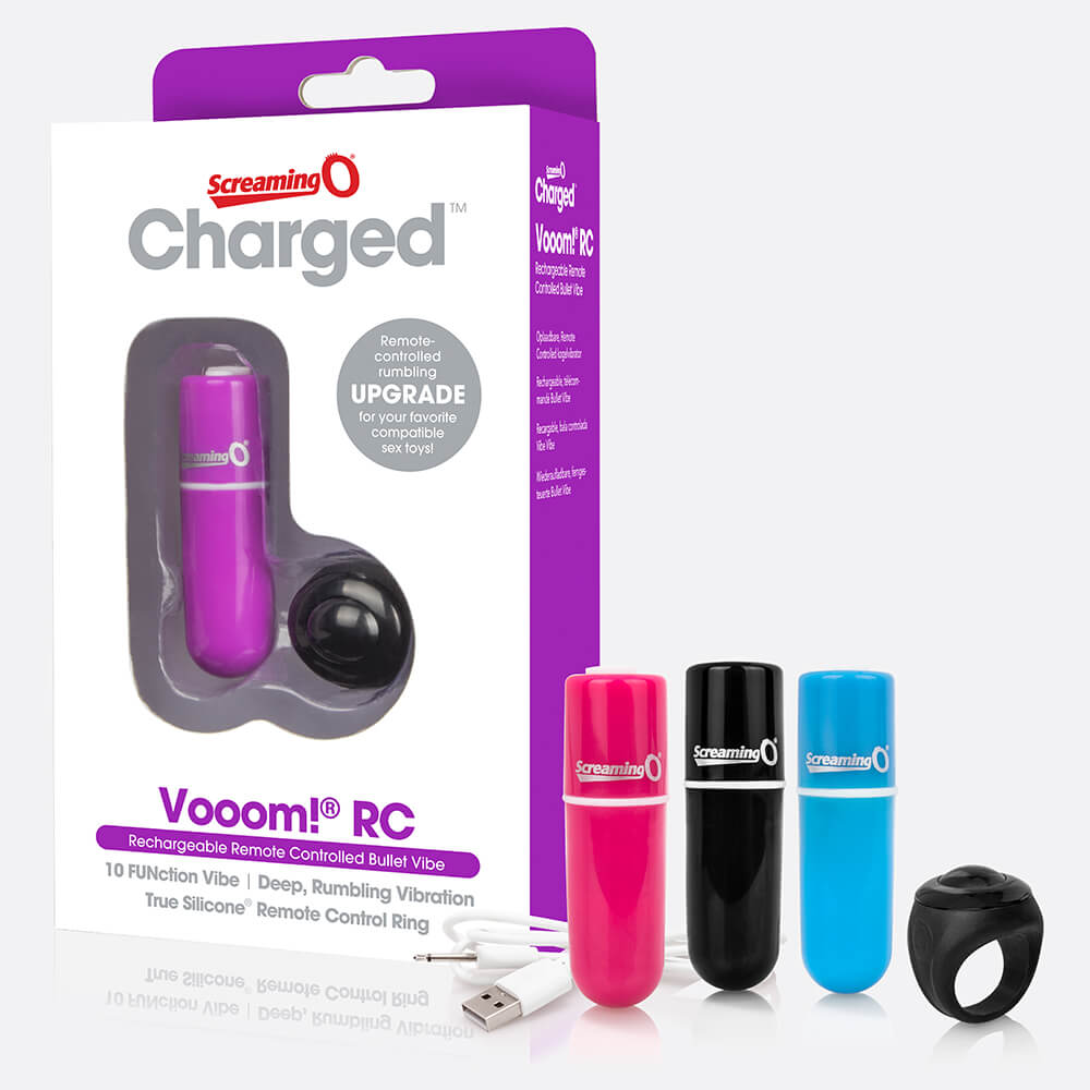 Charged Vooom Rechargeable Bullet Vibe Pink 1 Ct | 817483012402 | Discreet Personal Wellness