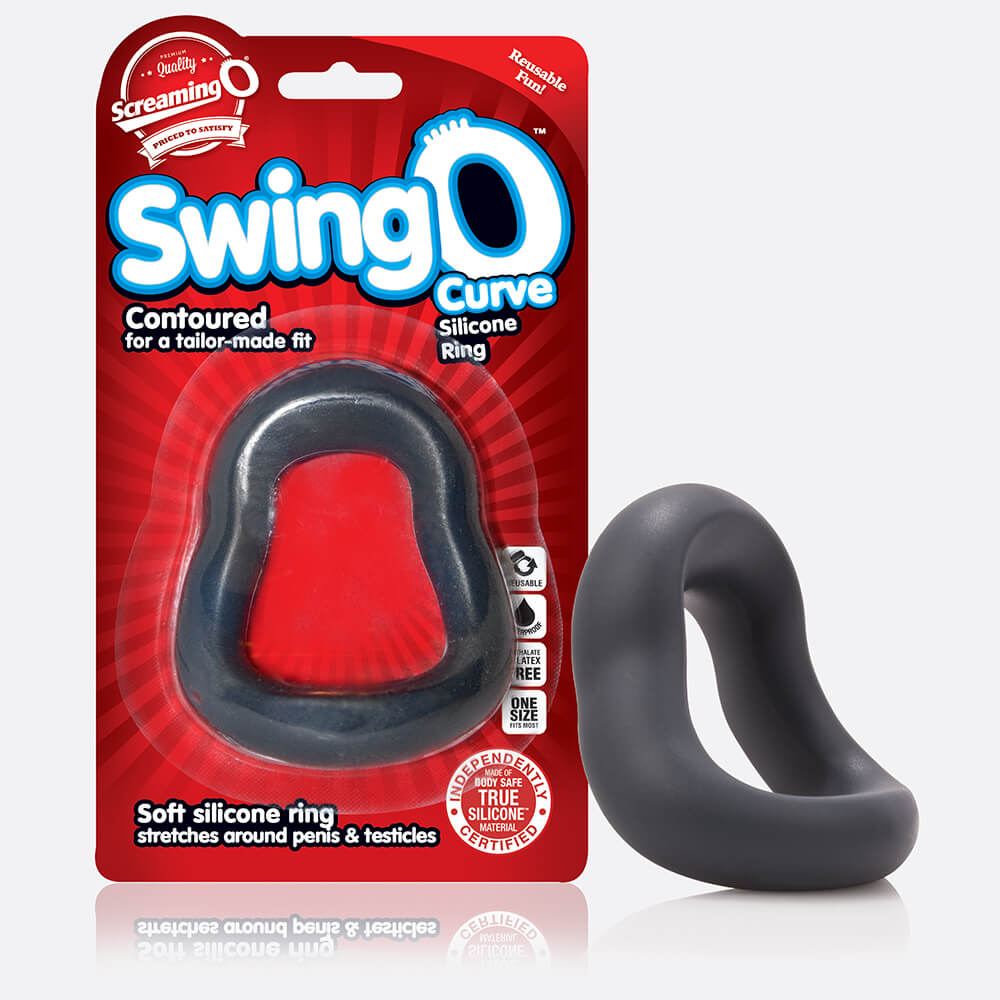 Swingo Curve Grey 1 Ct | 817483012570 | Discreet Personal Wellness