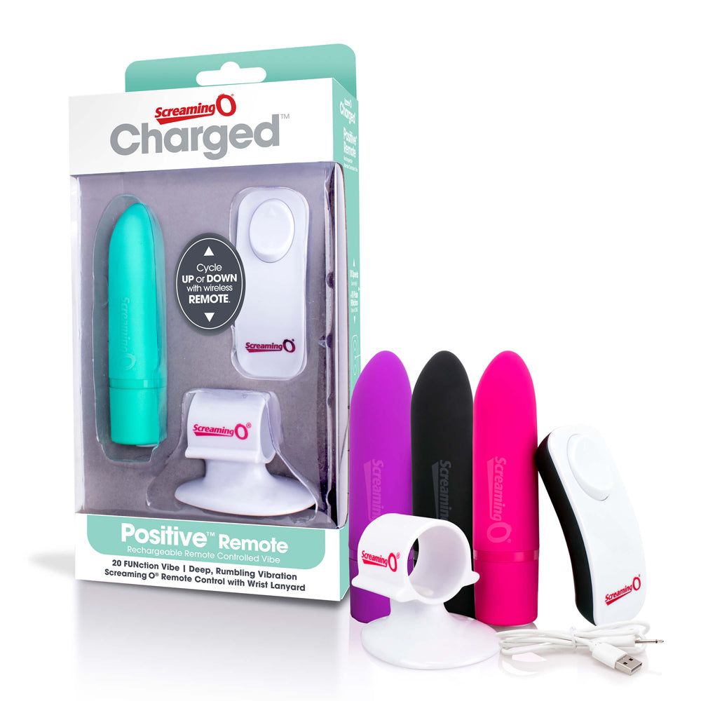 Charged Positive Remote Control Black 1 Ct | 817483013256 | Discreet Personal Wellness