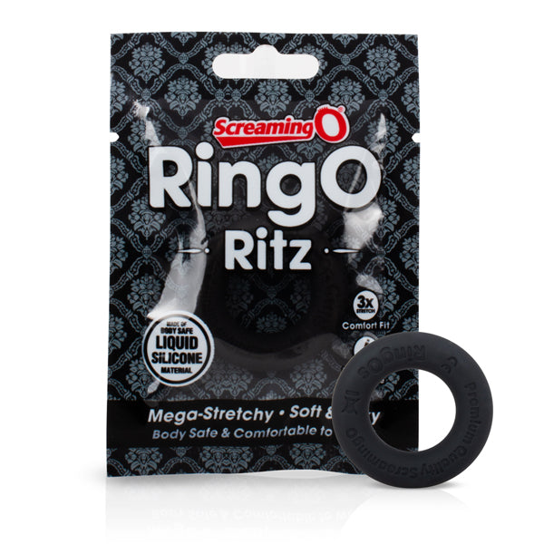 Ring O Ritz Black 1 Ct | 817483013560 | Discreet Personal Wellness