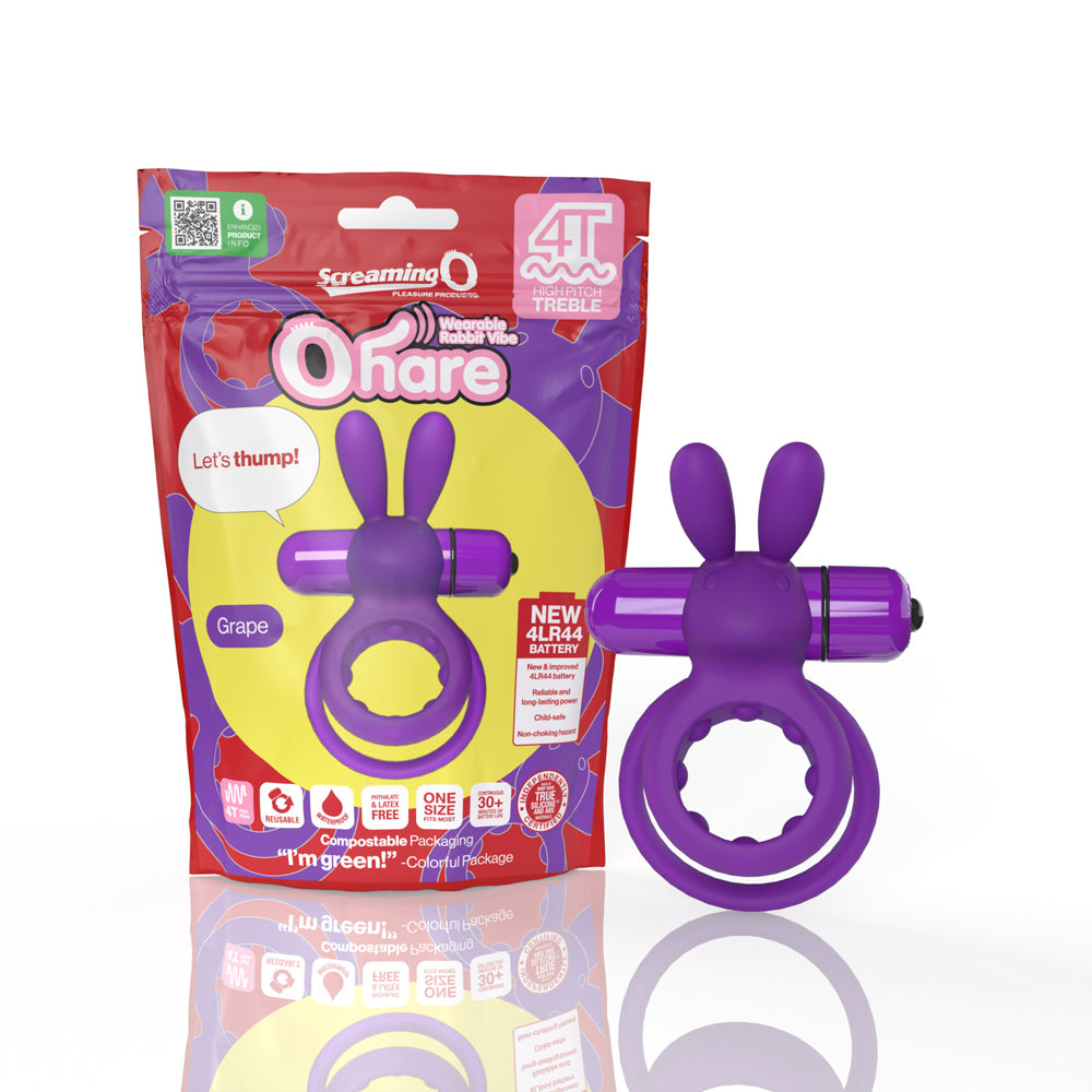 Screaming O 4T Ohare Grape 1 Ct | 817483015427 | Discreet Personal Wellness