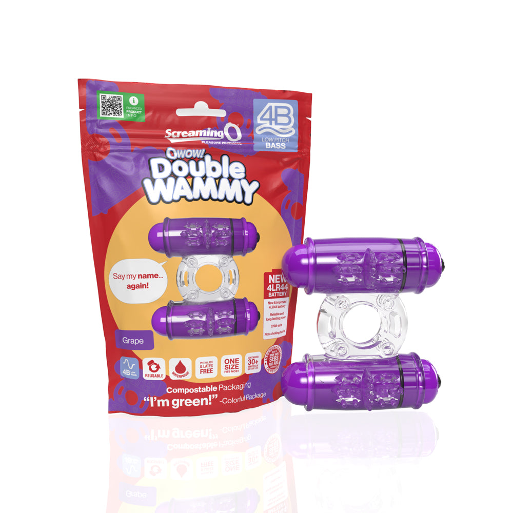 Screaming O 4B Double Wammy Grape | 817483015748 | Discreet Personal Wellness