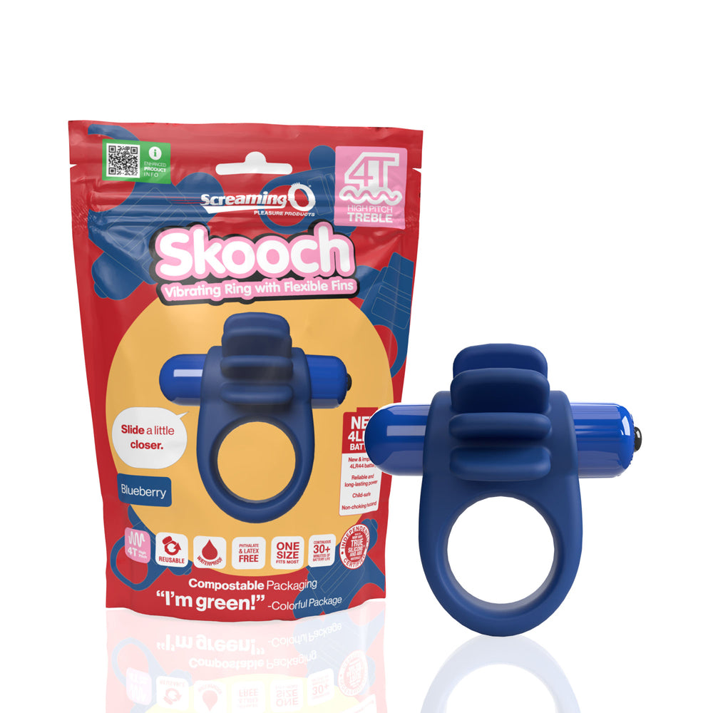Screaming O 4T Skooch Blueberry | 817483015854 | Discreet Personal Wellness