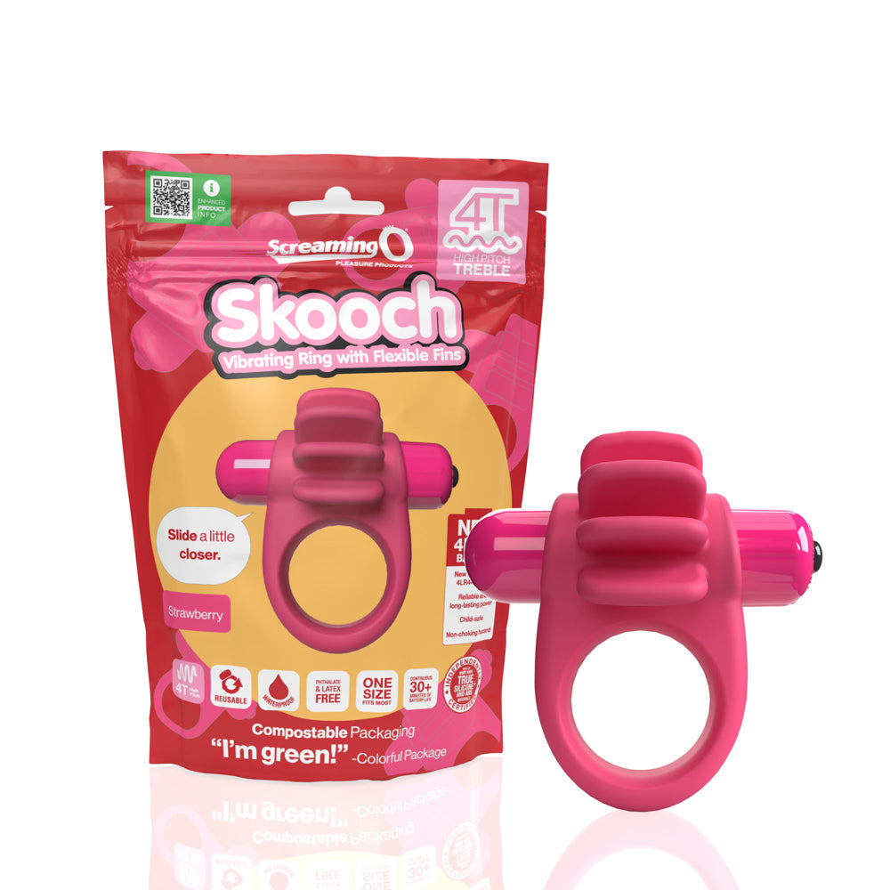 Screaming O 4T Skooch Strawberry | 817483015885 | Discreet Personal Wellness