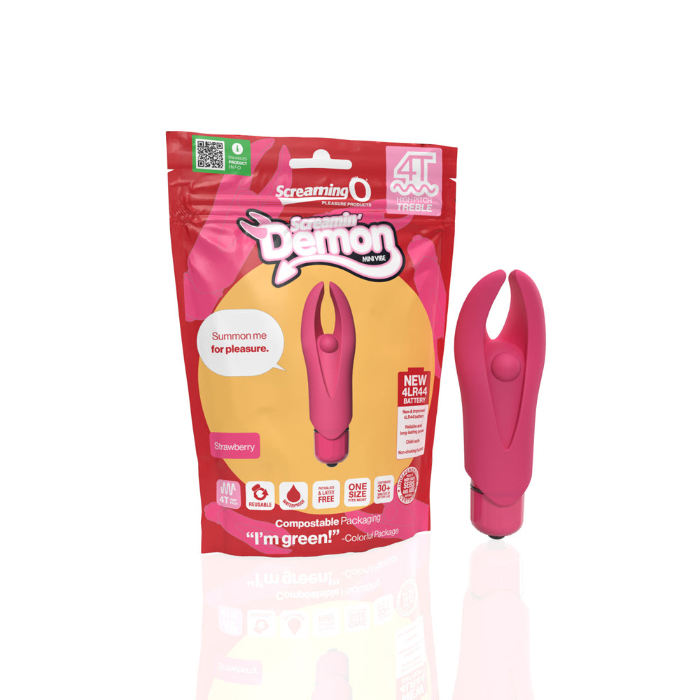 Screaming O 4T Demon Strawberry | 817483015960 | Discreet Personal Wellness
