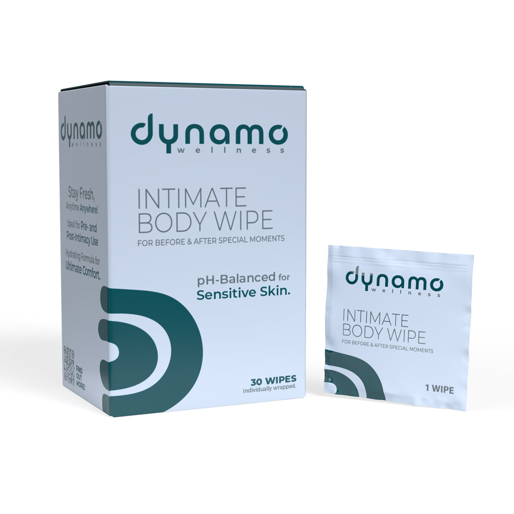 Dynamo Wellness Intimate Body Wipe 30pk | 817483018633 | Discreet Personal Wellness