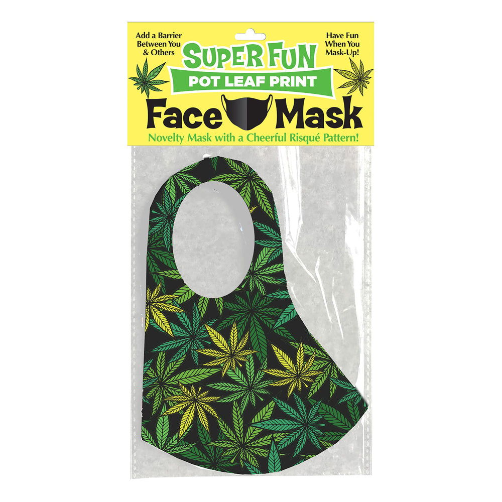Super Fun Pot Leaf Mask | 817717010174 | Discreet Personal Wellness