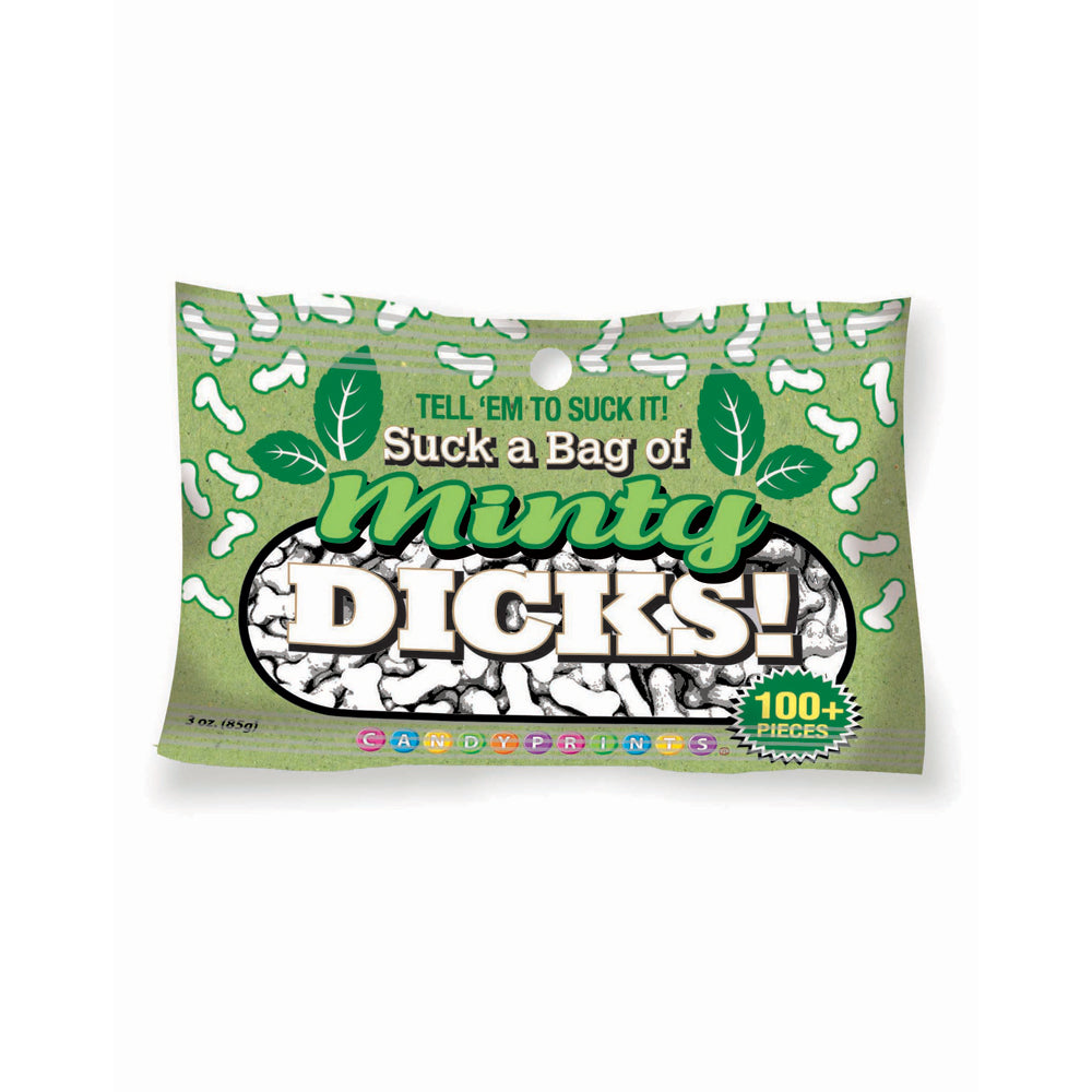 Suck A Bag Of Minty Penis 3 oz. Bag | 817717010914 | Discreet Personal Wellness