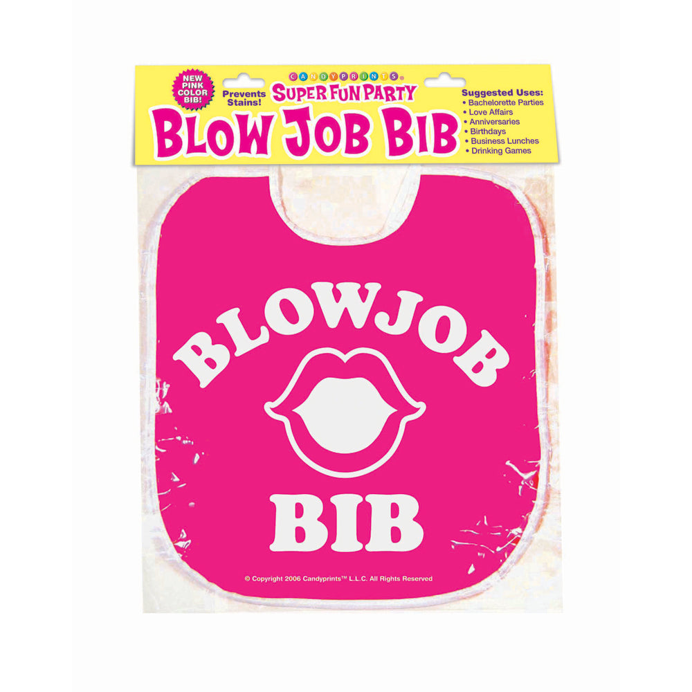 Blow Job Bib Pink | 817717011331 | Discreet Personal Wellness