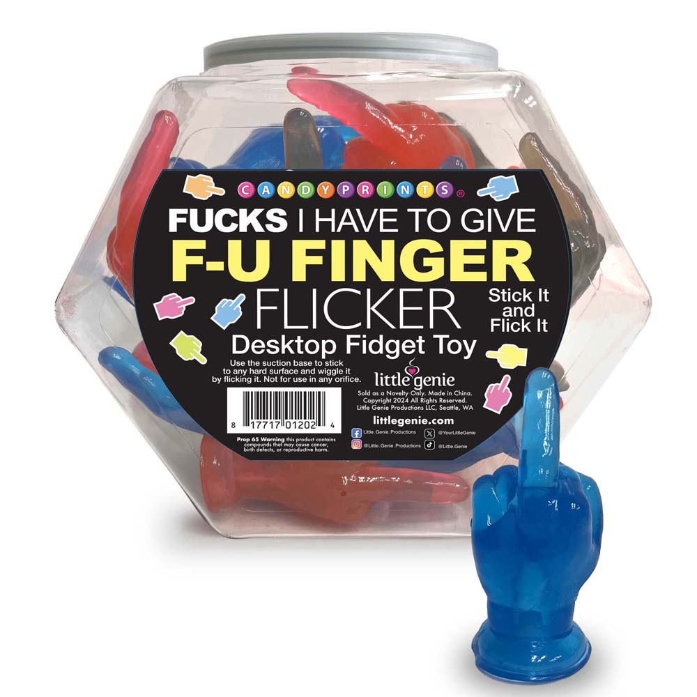 F-U Finger Flickers Fishbowl 24Ct | 817717012024 | Discreet Personal Wellness