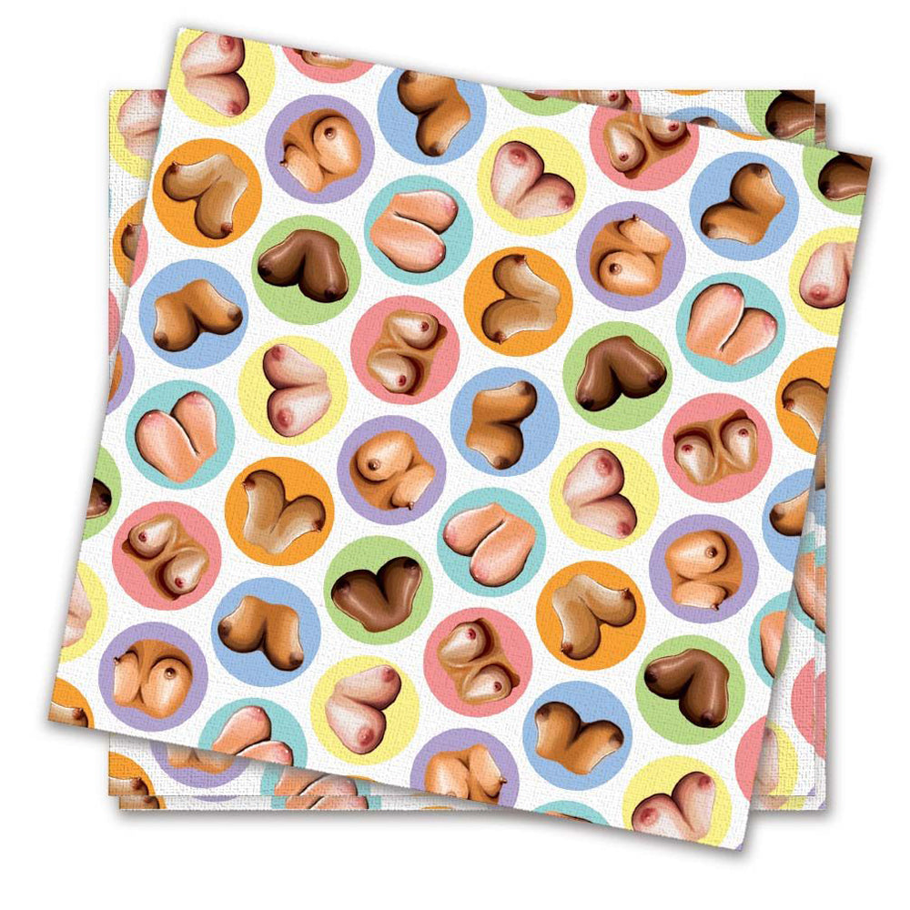 Mini-Boob Napkins | 817717036457 | Discreet Personal Wellness