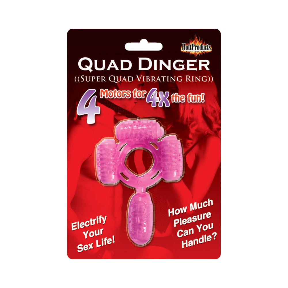 Hummdinger Super Quad Magenta | 818631023295 | Discreet Personal Wellness