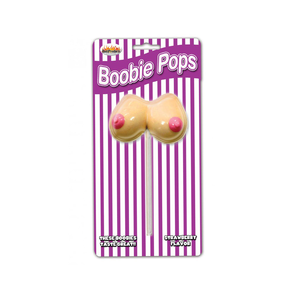 Boobies Pops Strawberry | 818631029136 | Discreet Personal Wellness