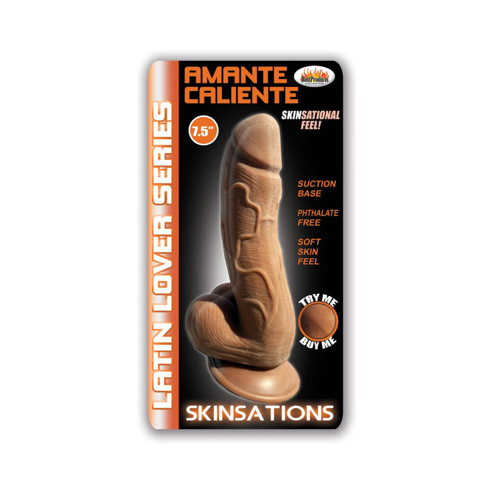Skinsations Latin Lover Series Amante Caliente 7.5" | 818631029921 | Discreet Personal Wellness
