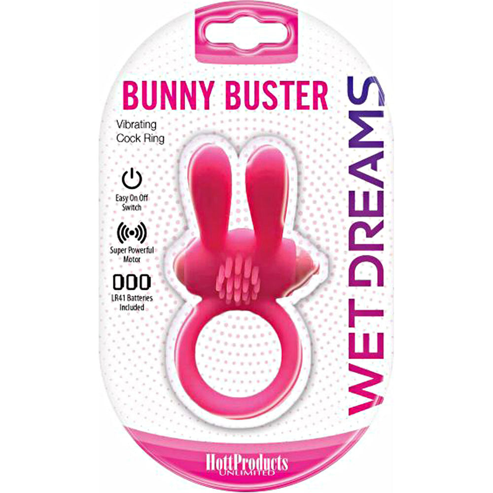 Wet Dreams Bunny Buster Penis Ring | 818631032686 | Discreet Personal Wellness