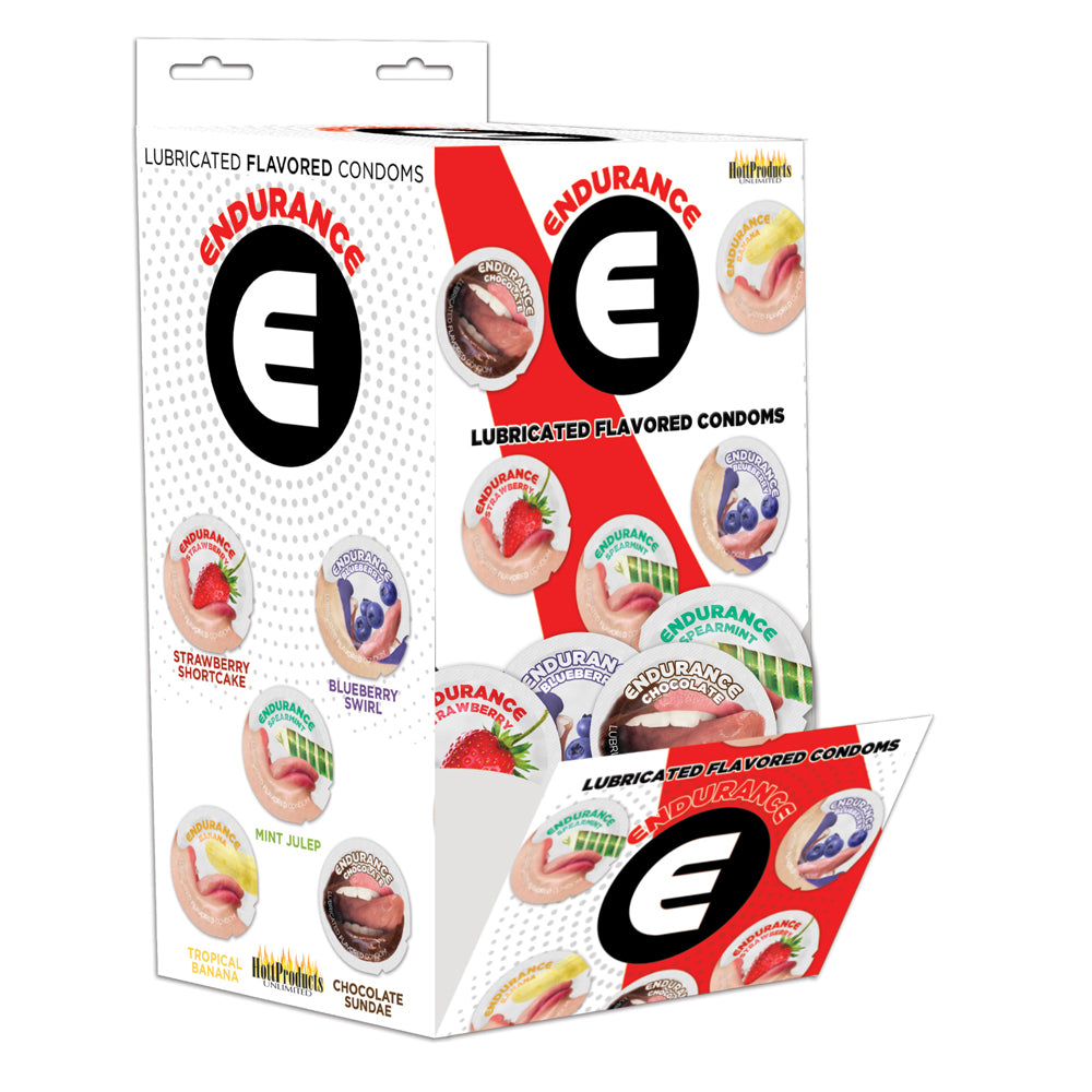 Endurance Condoms Asst Flavors 144 Ct | 818631033195 | Discreet Personal Wellness