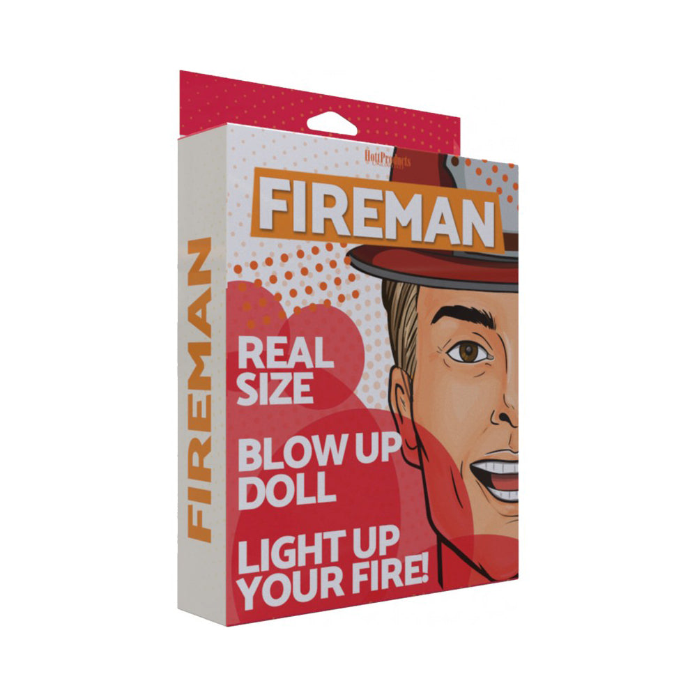 Fireman Inflatable Party Doll | 818631033355 | Discreet Personal Wellness