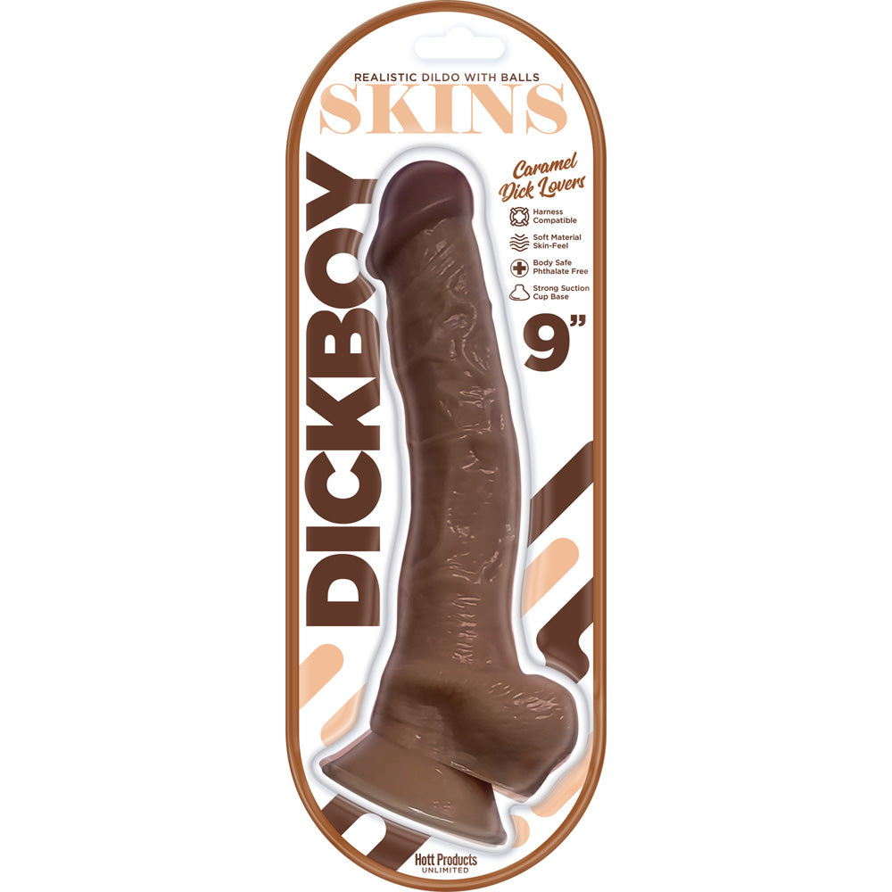 Penisboy Skins Dildo Caramel Lovers 9" | 818631033645 | Discreet Personal Wellness