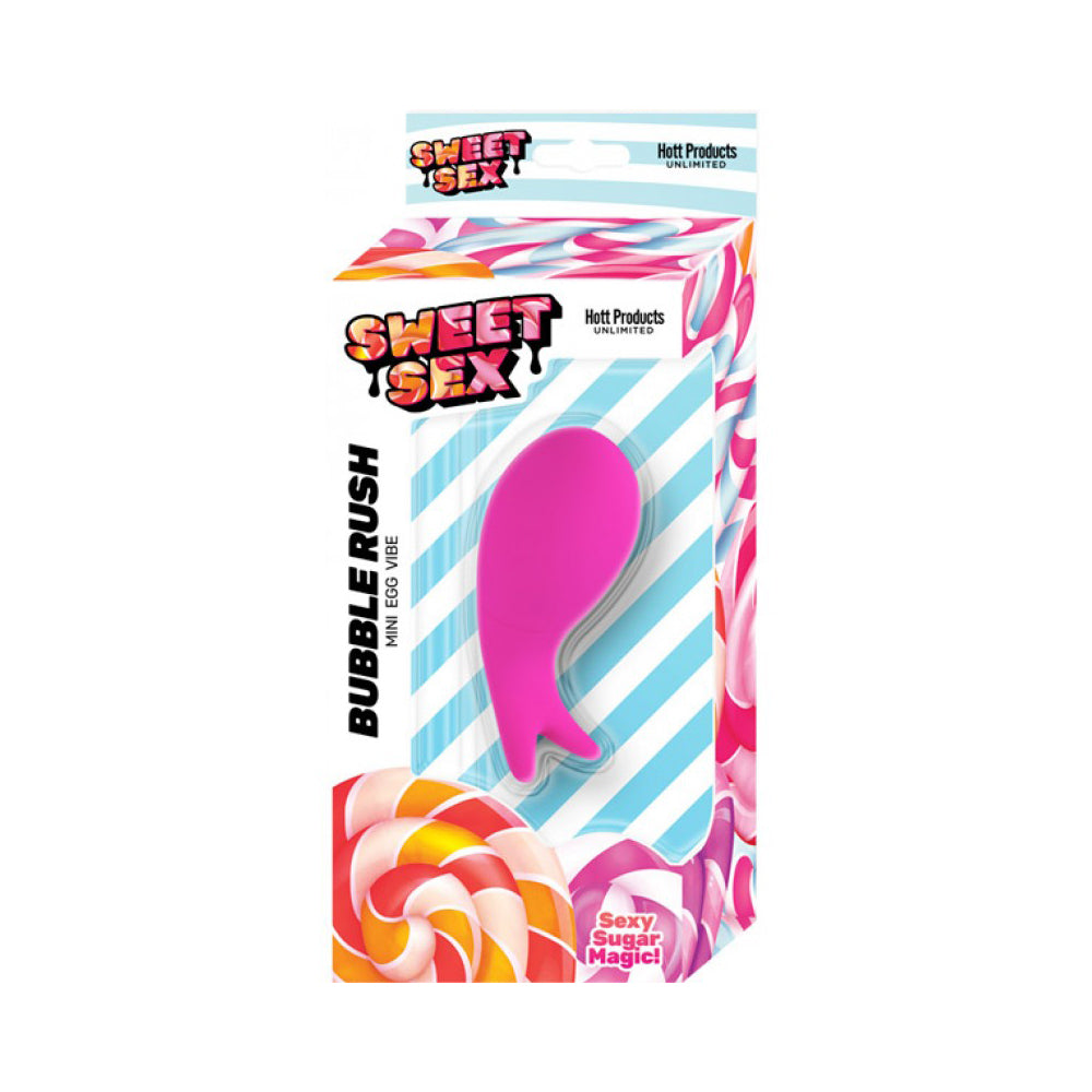 Sweet Sex Bunny Rush Silicone Play Vibe 10 Mode Vibration Magenta | 818631034147 | Discreet Personal Wellness