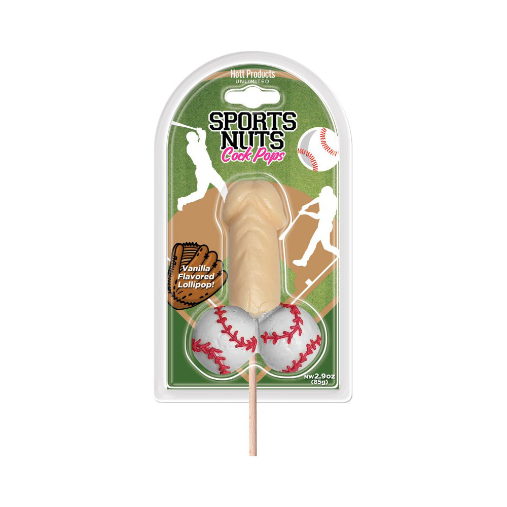 Sports Nuts Penis Pop Baseballs Vanilla | 818631035922 | Discreet Personal Wellness