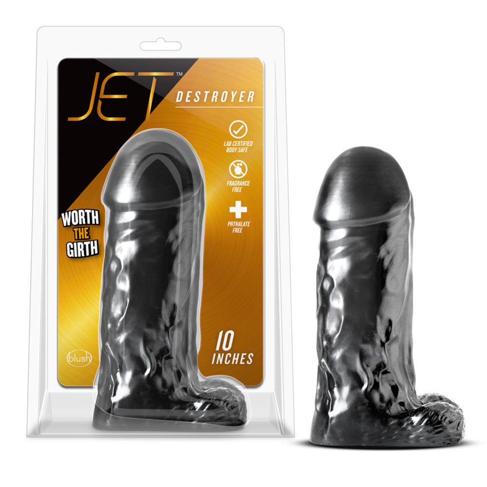 Jet Destroyer Carbon Metallic Black | 819835024293 | Discreet Personal Wellness