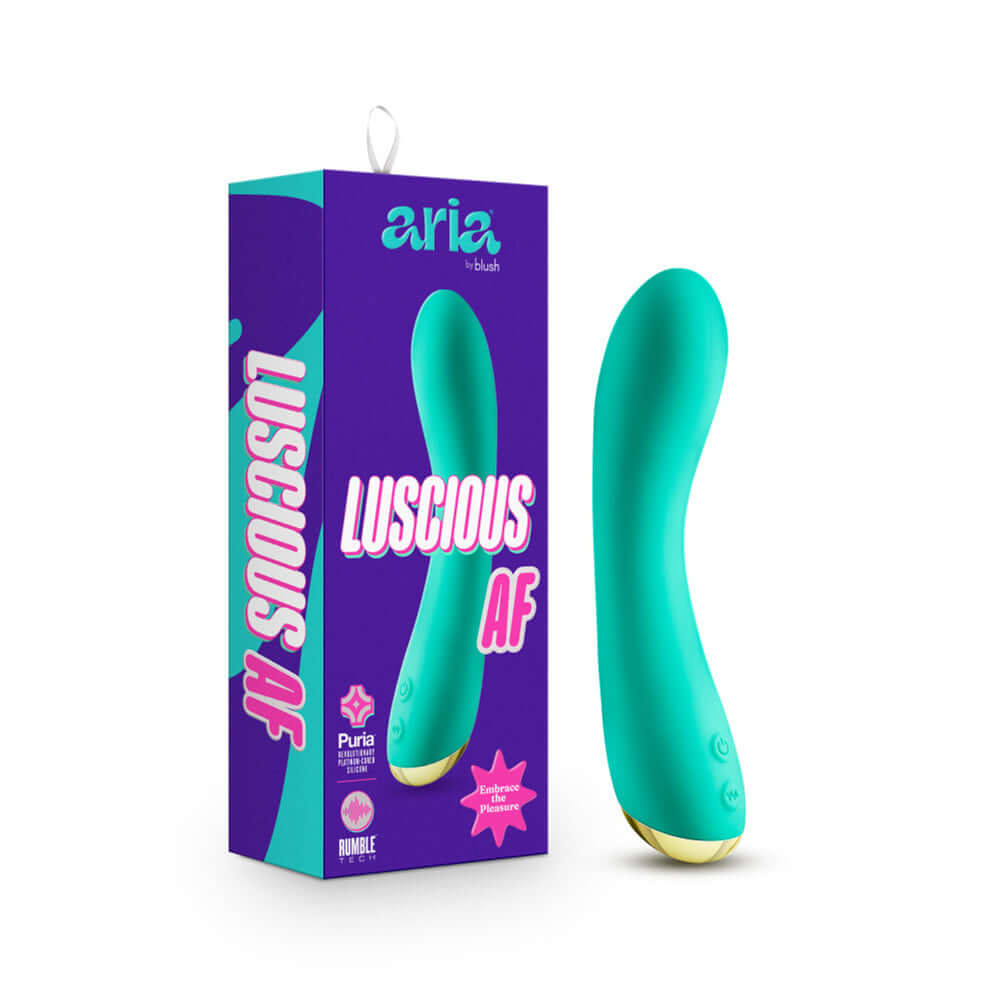 Aria Luscious Af Teal | 819835028772 | Discreet Personal Wellness