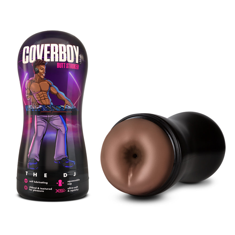 Coverboy The DJ Self Lubricating Stroker Brown | 819835029205 | Discreet Personal Wellness