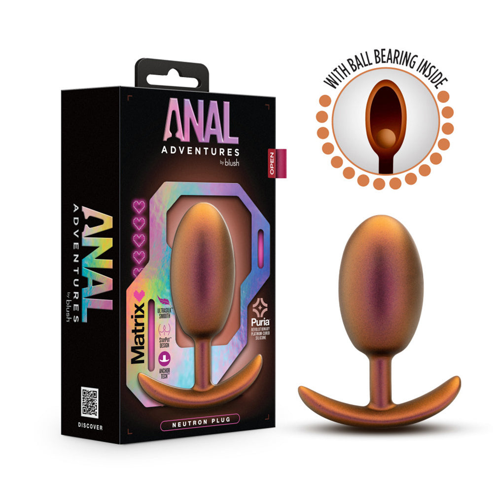 Anal Adventures Matrix Neutron Plug Cosmic Copper | 819835029700 | Discreet Personal Wellness