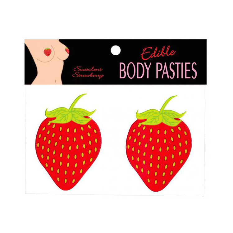 Edible Pasties Strawberry | 825156106105 | Discreet Personal Wellness