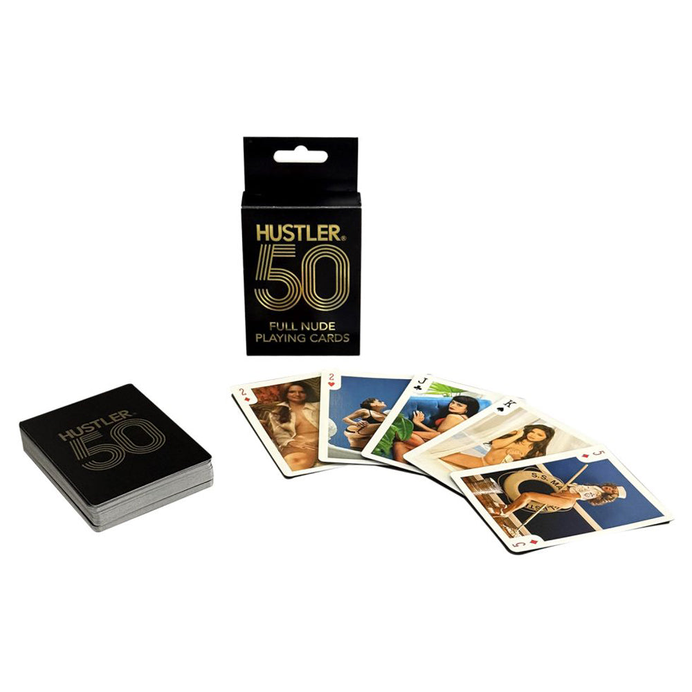 Hustler 50: Full Nude Playing Cards | 825156111611 | Discreet Personal Wellness