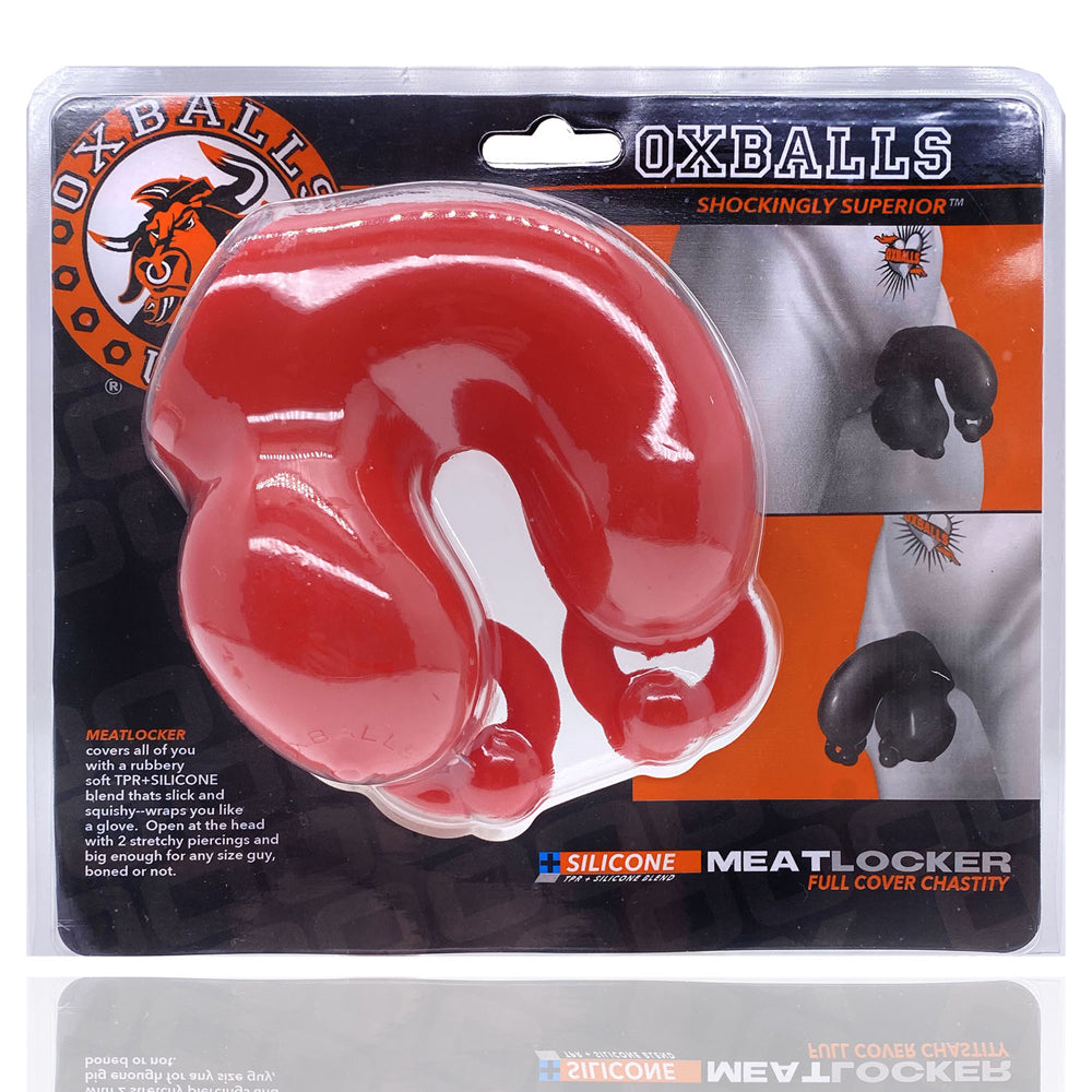 Meatlocker Chastity Red Ice | 840215120540 | Discreet Personal Wellness