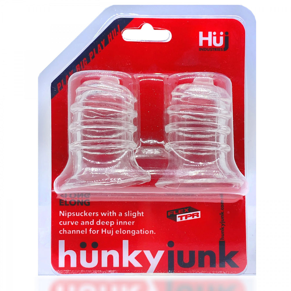 Elong Wide Base Nip Sucker Clear | 840215120816 | Discreet Personal Wellness