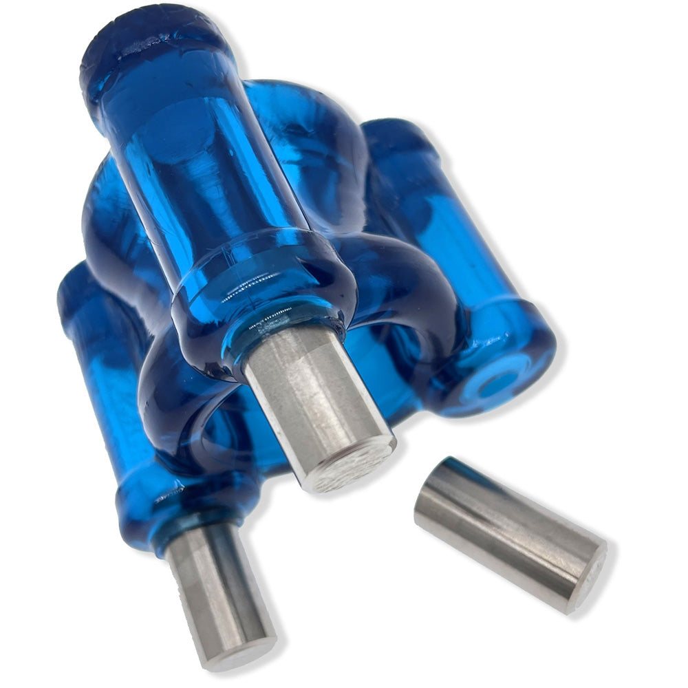 Heavy Squeeze Ballstretcher Space Blue | 840215120939 | Discreet Personal Wellness